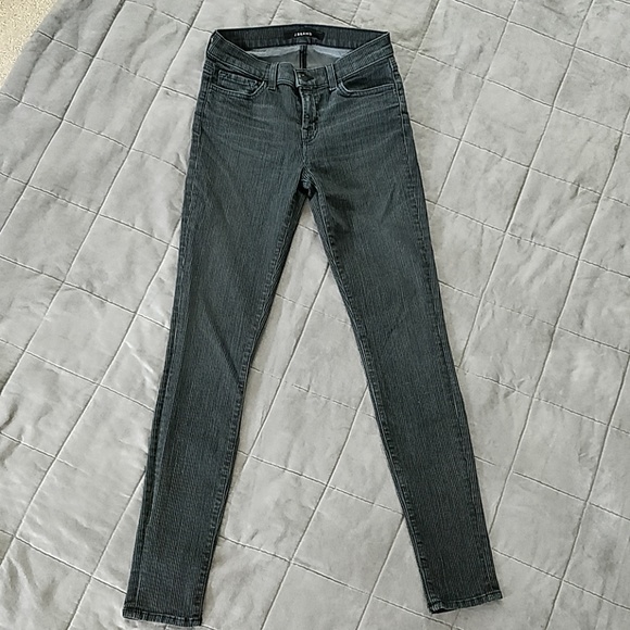 J Brand railroad striped skinny jeans, size 26 - Picture 2 of 6